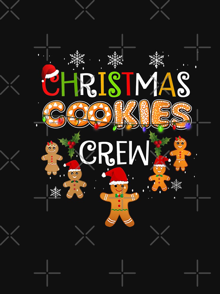Womens Christmas Cookie Baking Crew Shirt Xmas Cookie Exchange V-Neck by BehmeJenell