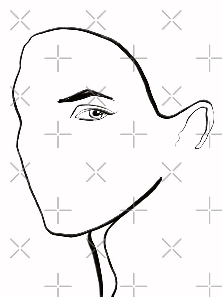 Line Art Woman portrait by trajeado14