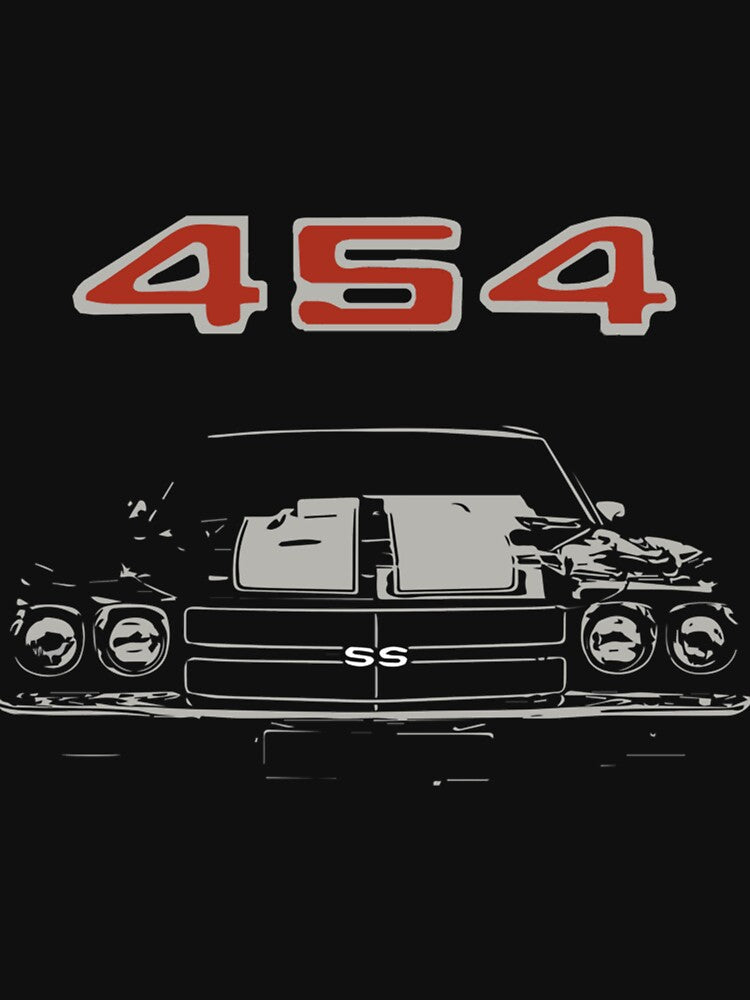 Vintage Chevy Chevelle Ss 454 Premium by cohenashl6 Unisex , , , Long Sleeve Tee