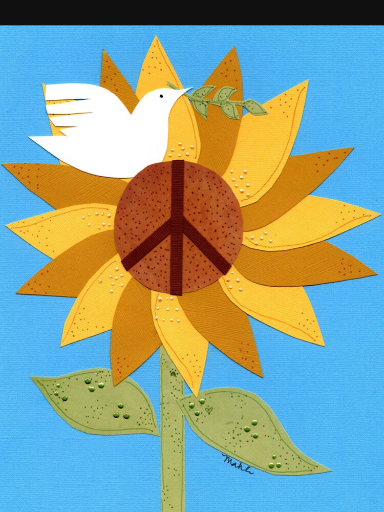 Sunflower Peace Premium by TerriMichelle3 Unisex , , , Long Sleeve Tee