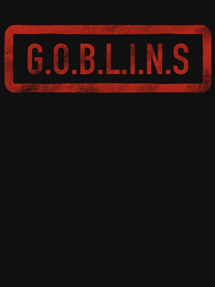 G.O.B.L.I.N.S Stamp (dark) by GOBLINSPodcast Unisex , , , Long Sleeve Tee