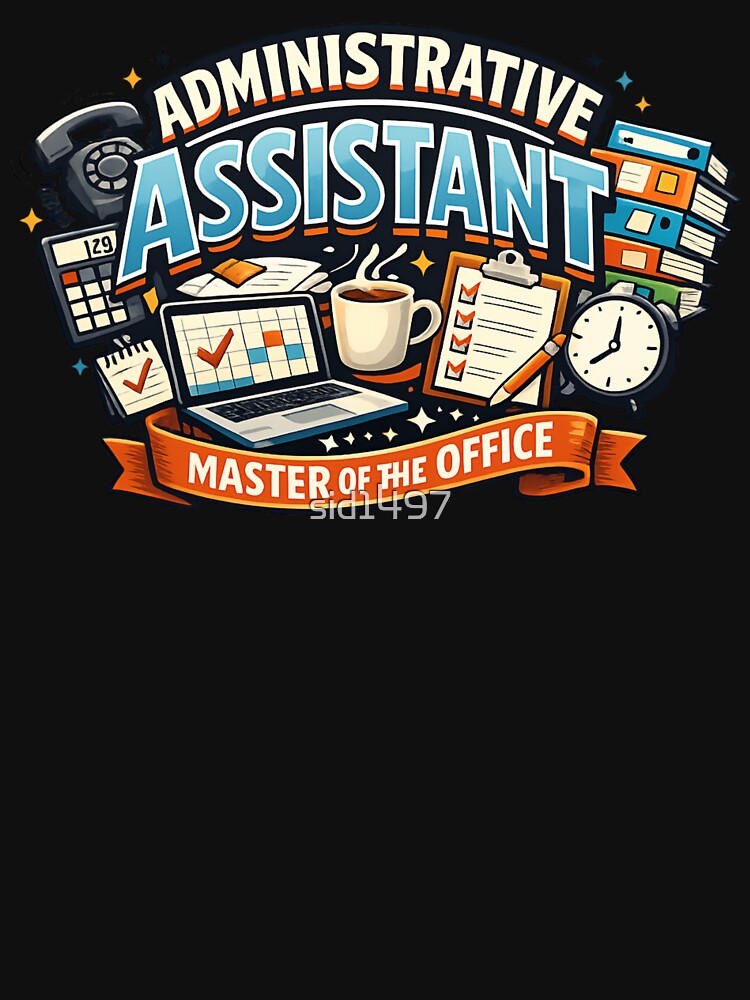 Administrative Assistant - Master of the Office by SidTastic Unisex , , , Long Sleeve Tee