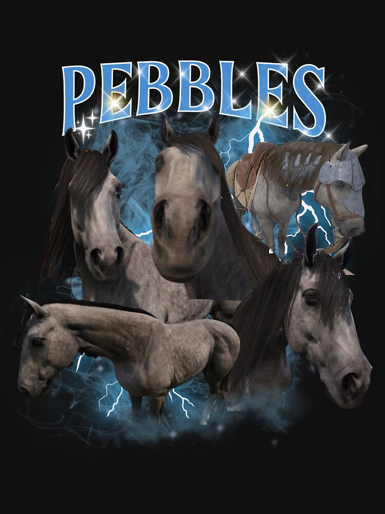 Pebbles Horse KCD2 Vintage t shirt by cryptiddice Unisex , , , Long Sleeve Tee