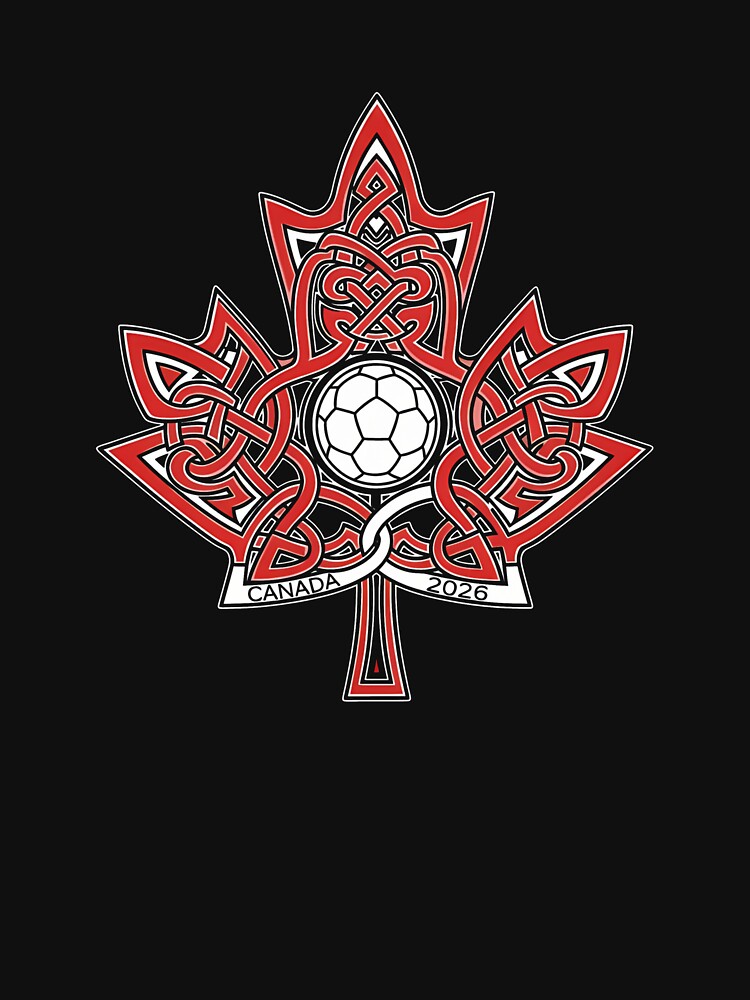 Interwoven Maple Leaf Canada Soccer 2026 _83135197 by gidget-gadget Unisex , , , Long Sleeve Tee