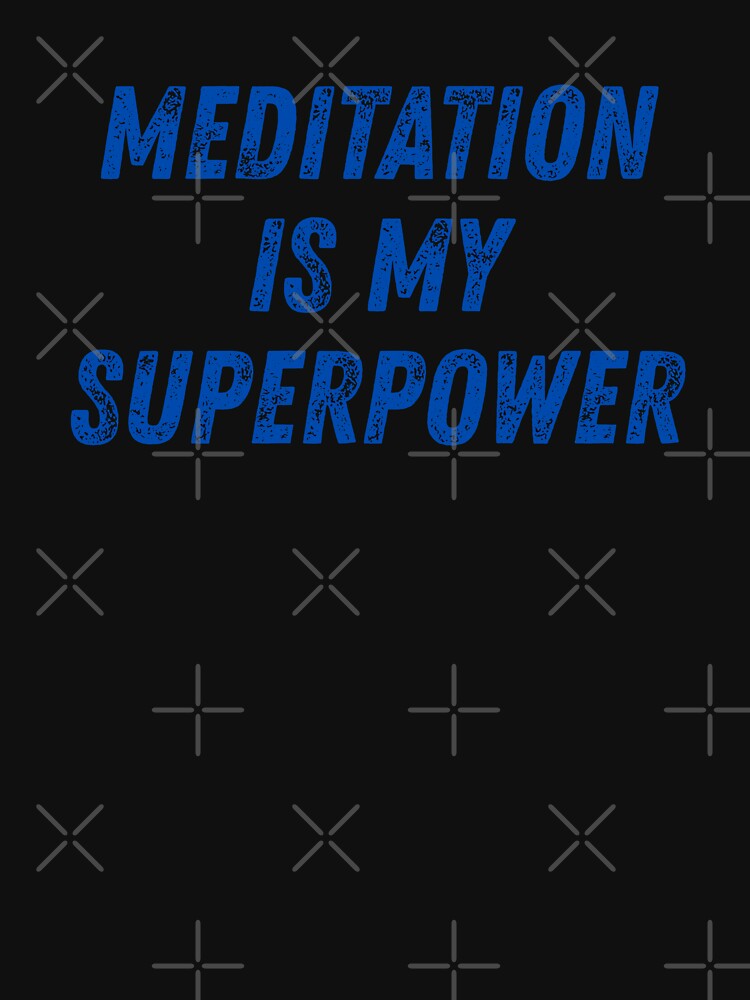 Meditation Superpower | Calm Mindfulness Tee for Peace Seekers by Dream Vibe Unisex , , , Long Sleeve Tee