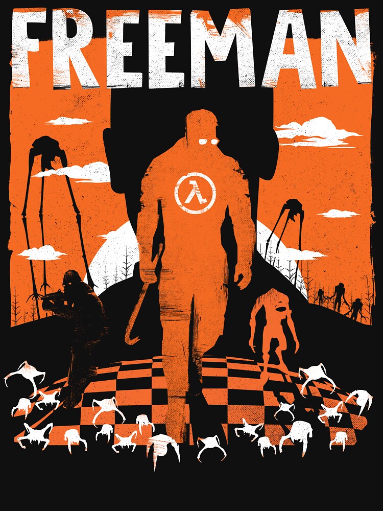 The Freeman - Half life shirt, halflife by therocketman