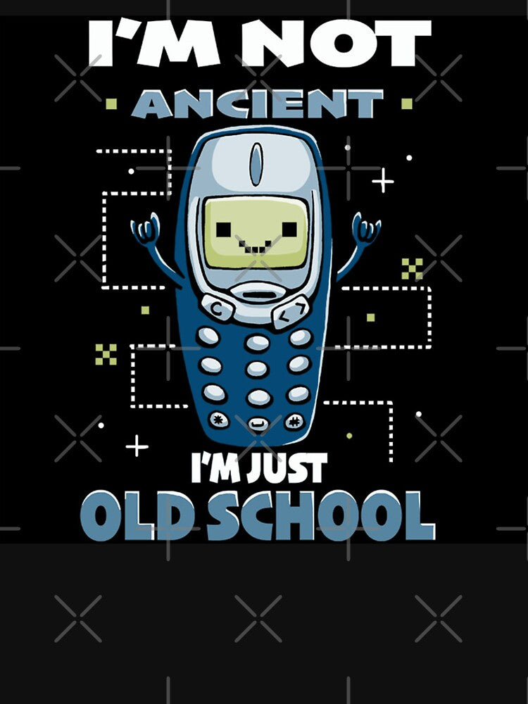 Old school by Satisbuy Unisex , , , Long Sleeve Tee