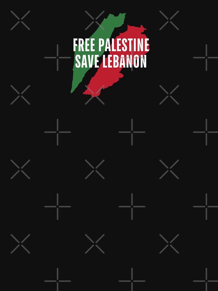 Free Palestine Save Lebanon by betterblend Unisex , , , Long Sleeve Tee