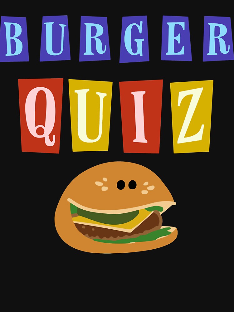 Burger quizz new logo Classic by Jamiarnado Unisex , , , Long Sleeve Tee