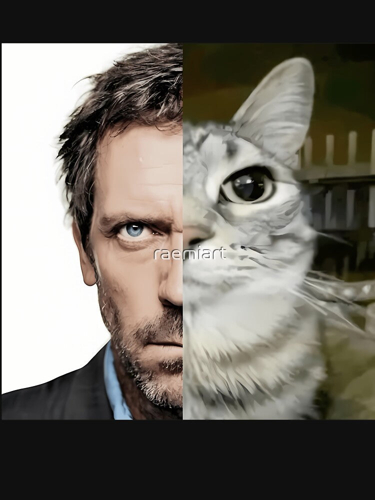 House Md Cat Meme by raemiart Unisex , , , Long Sleeve Tee