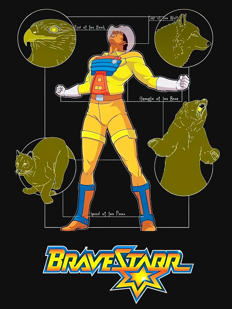 Bravestarr HD 2 by Retr0Tshirts Unisex , , , Long Sleeve Tee