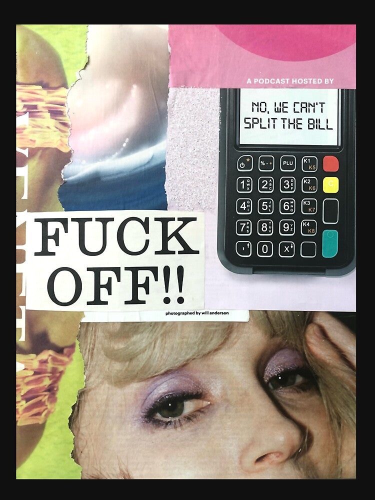 Fuck Off Magazine Collage Premium Scoop by TINAKINHTRUONG Unisex , , , Long Sleeve Tee