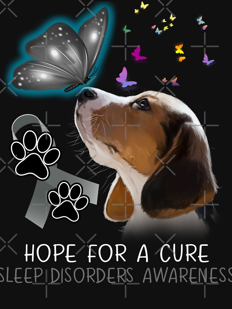Beagle Hope For A Cure Sleep Disorders Awareness by Grooffos