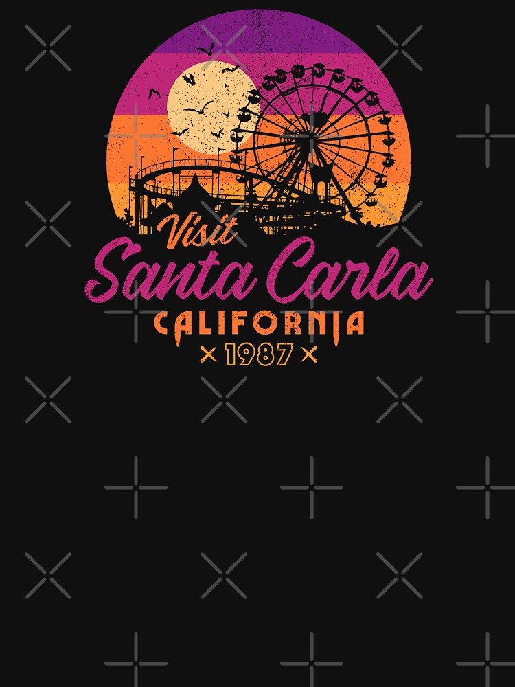 Visit Santa Carla 1987 - Retro Nostalgia by sachpica Unisex , , , Long Sleeve Tee