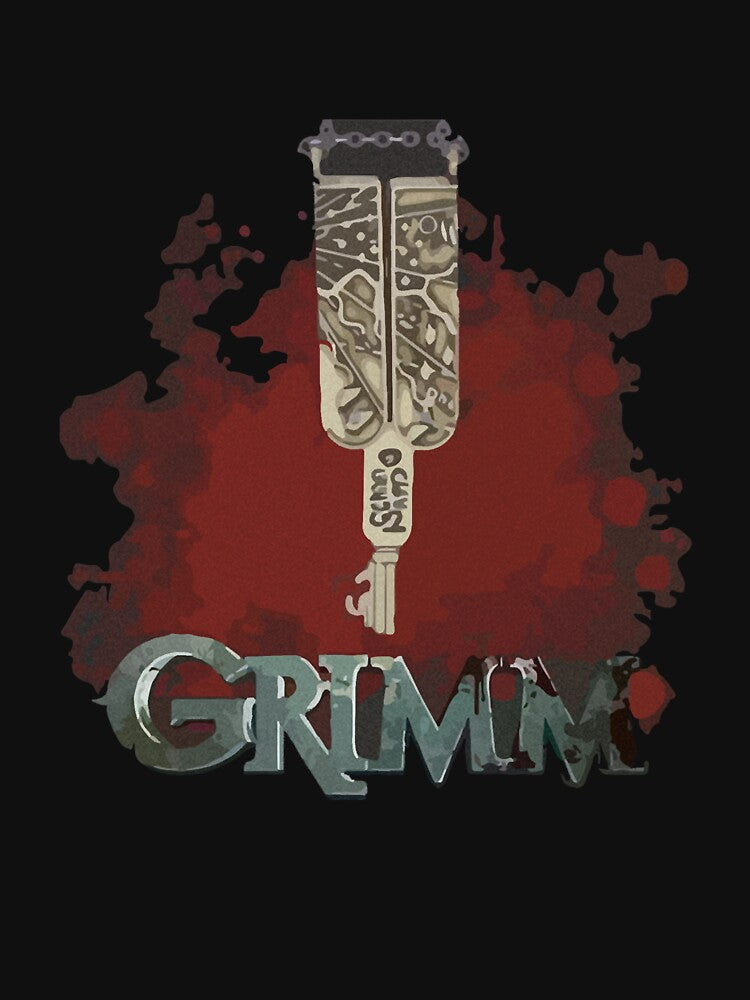 Grimm key red vintage by joshameron Unisex , , , Long Sleeve Tee