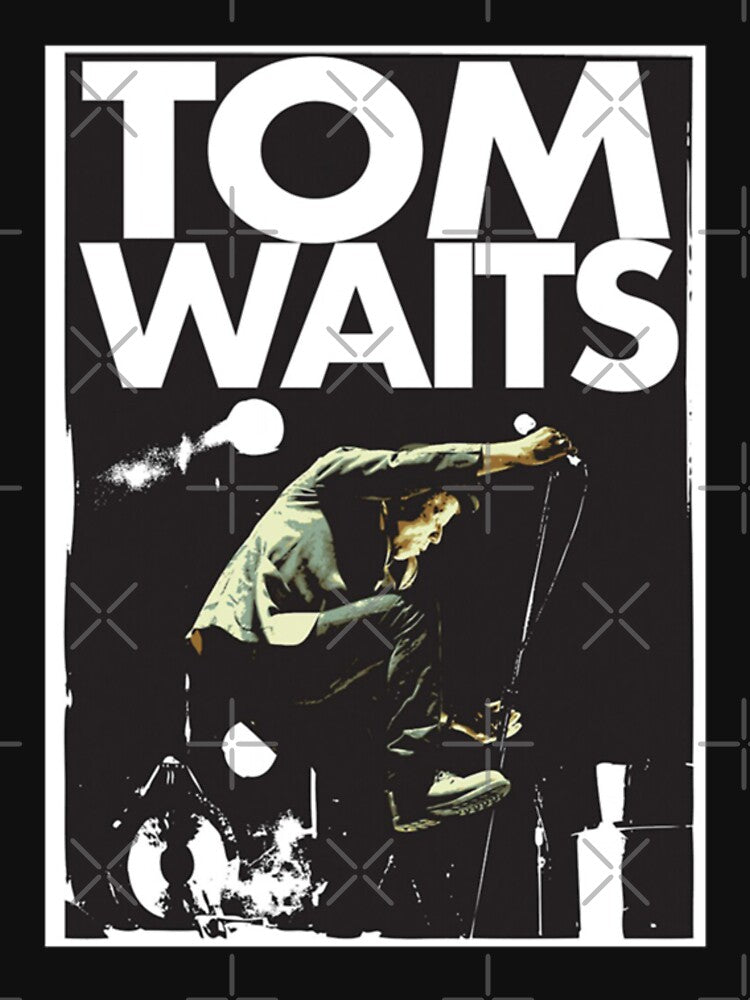 Tom Waits Retro by MaximGielen Unisex , , , Long Sleeve Tee