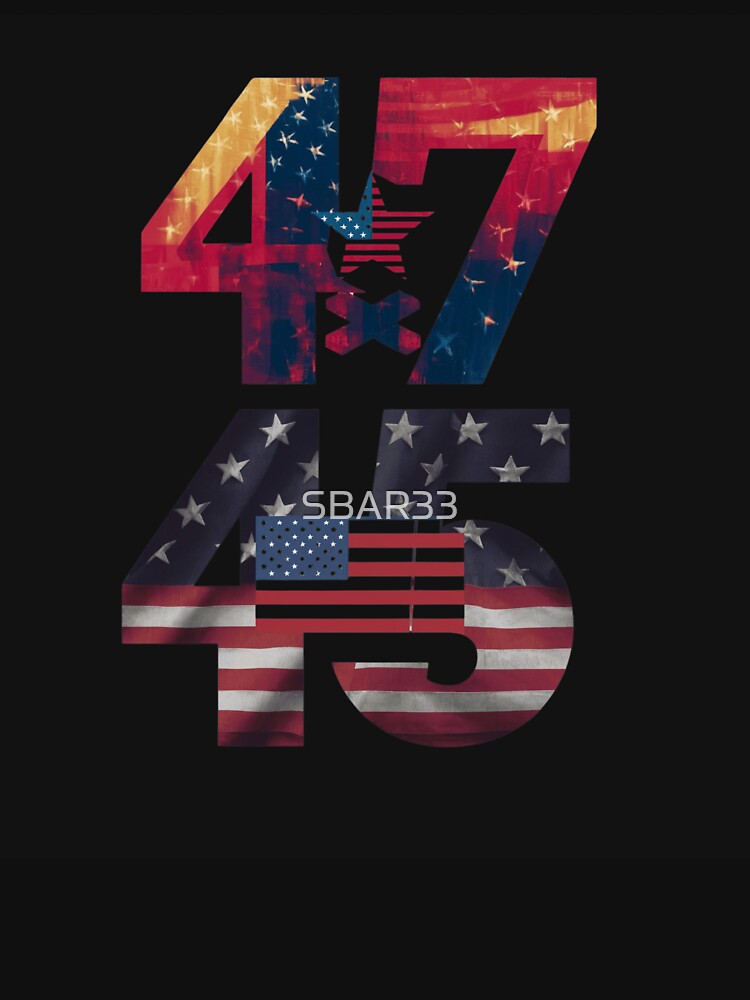 Trump 2024 Vintage - Classic Fit, Crew Neck, Black Adult by SBAR33 Unisex , , , Long Sleeve Tee