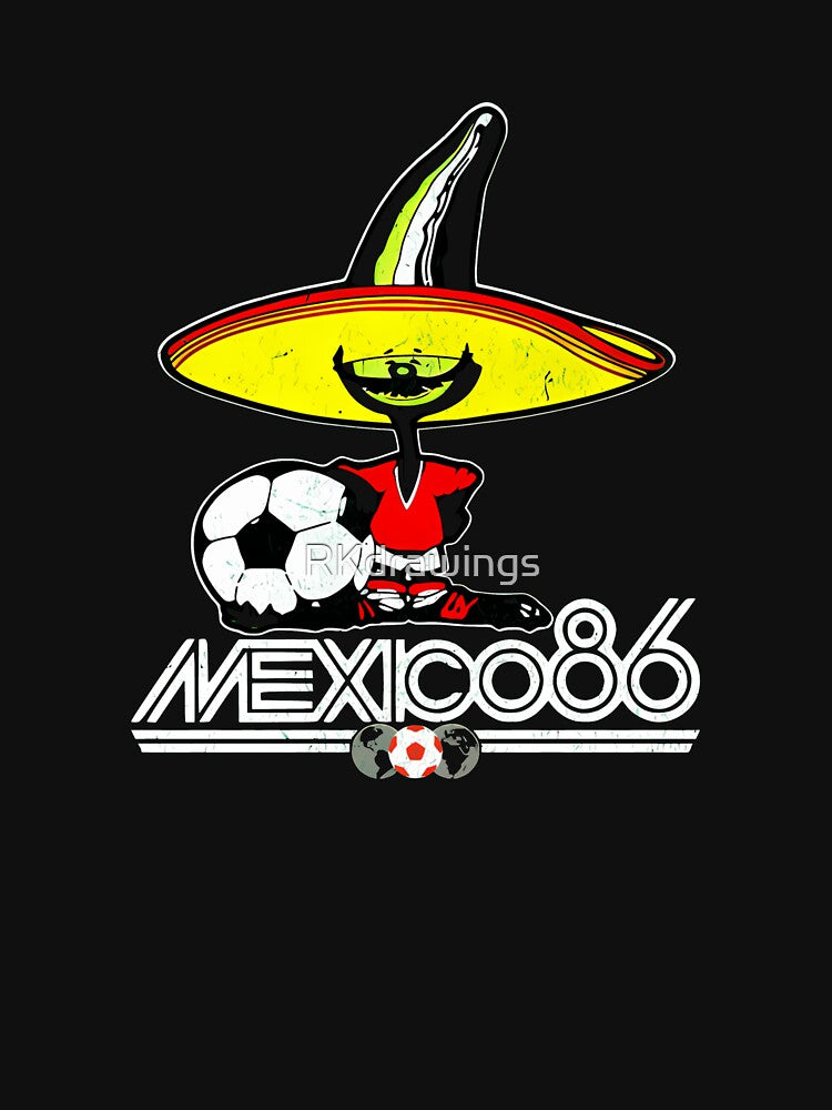 Mexico 86 World Cup Pique Retro Vintage _90751770 by RKdrawings Unisex , , , Long Sleeve Tee