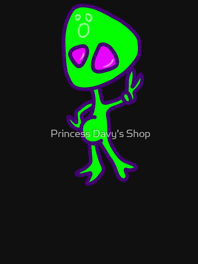 Peaceful Alien Evo - 2026 by Princess Davy's Shop Unisex , , , Long Sleeve Tee