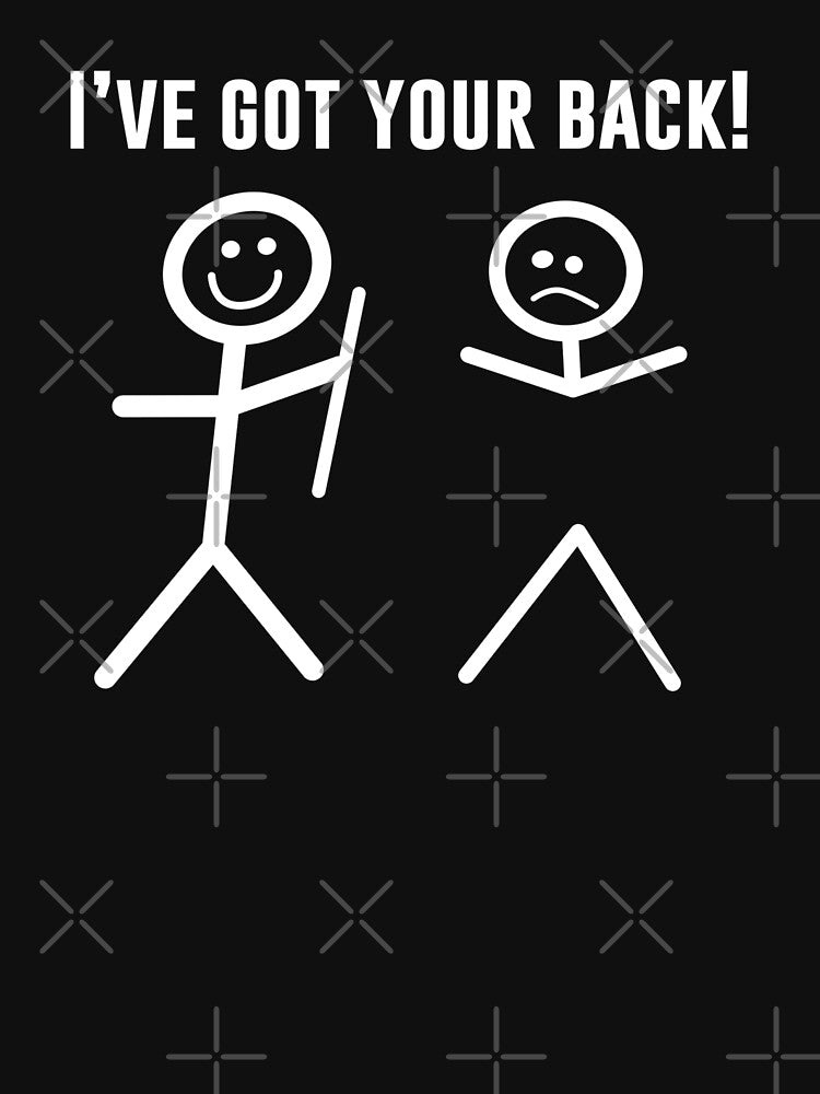 I’ve Got Your Back by Guy Unisex , , , Long Sleeve Tee