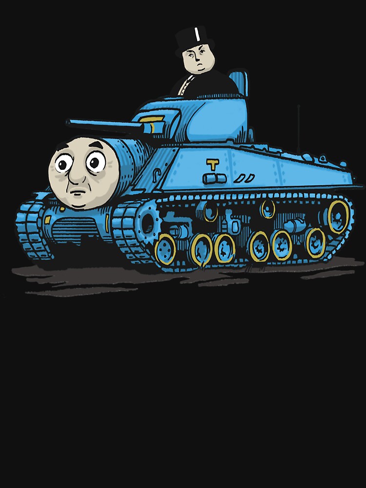 Thomas the tank by JackPerkins Unisex , , , Long Sleeve Tee