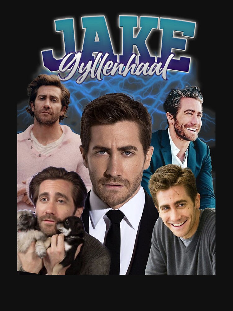 Jake Gyllenhaal Retro Style by deluluhaze Unisex , , , Long Sleeve Tee