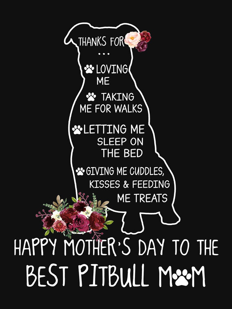 Best Pitbull Mom Funny Dog Mom Idea For Mothers Day Long Sleeve TShirt116 by etamarapk Unisex , , , Long Sleeve Tee