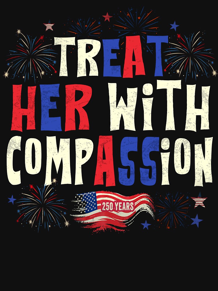 treat her with compassion by schoolofbullies Unisex , , , Long Sleeve Tee