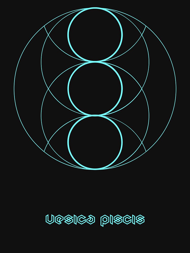 Sacred geometry, Vesica Piscis, Intertwined Circles 4 by Numbers-Art