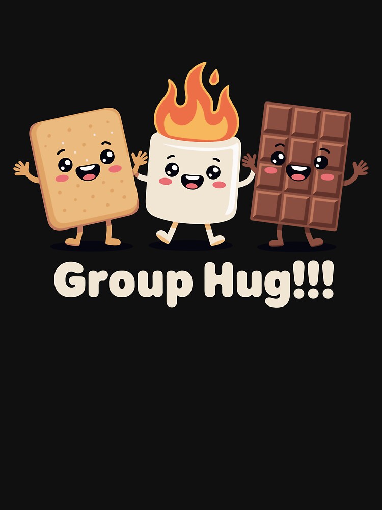 Group Hug! by VectorArtGuy Unisex , , , Long Sleeve Tee
