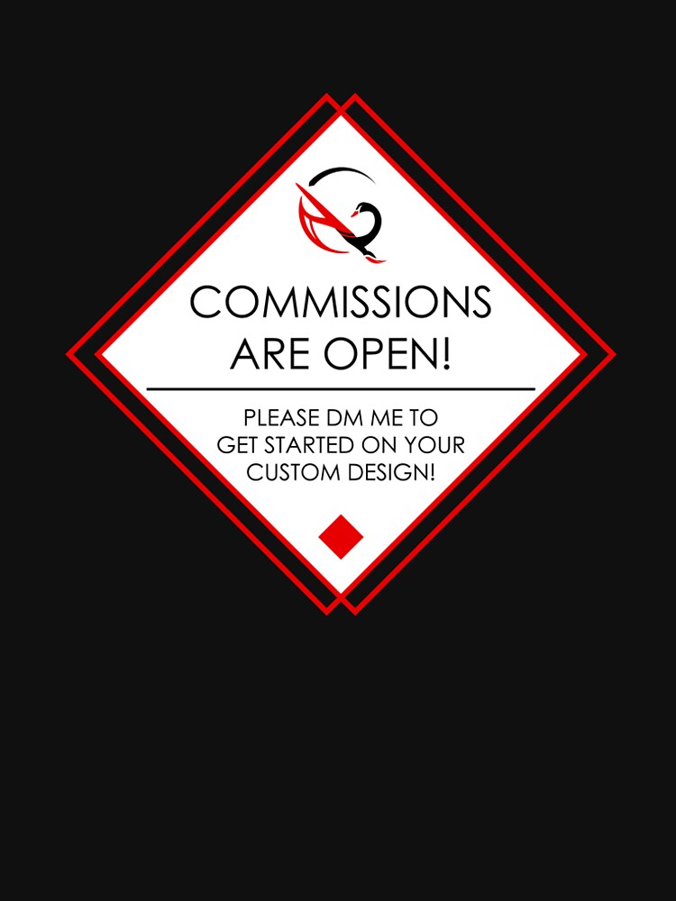 Commissions Are Open! by DillyDallyMuse Unisex , , , Long Sleeve Tee