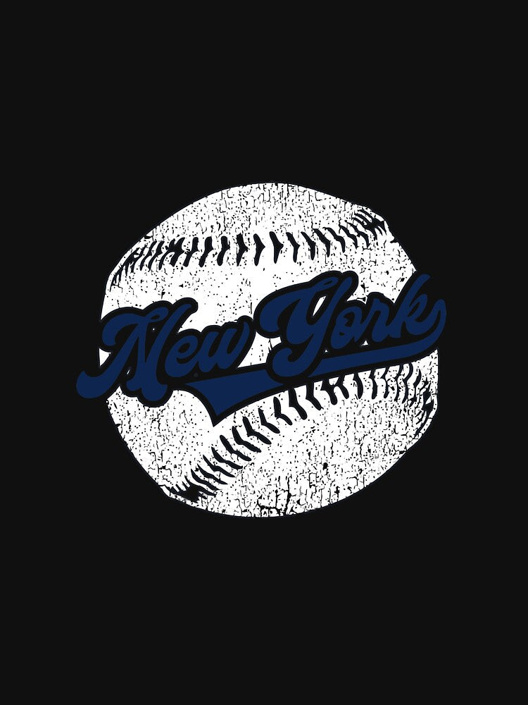 Cool New York Baseball NYC Vintage Distressed Long Sleeve by eaneyjulie Unisex , , , Long Sleeve Tee