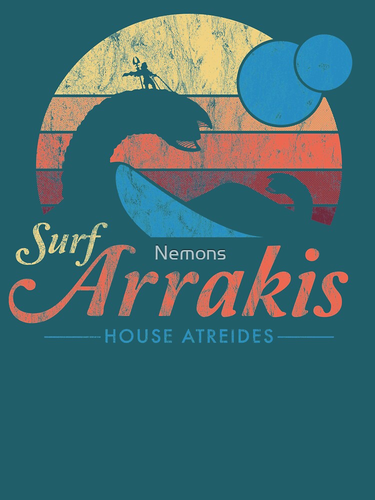Visit Arrakis - Vintage Distressed Surf - Dune - Sci Fi by Nemons