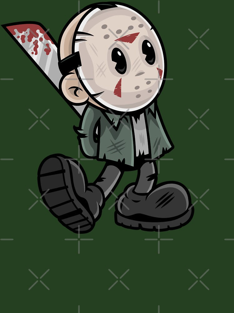 Vintage Voorhees by harebrained Unisex , , , Long Sleeve Tee