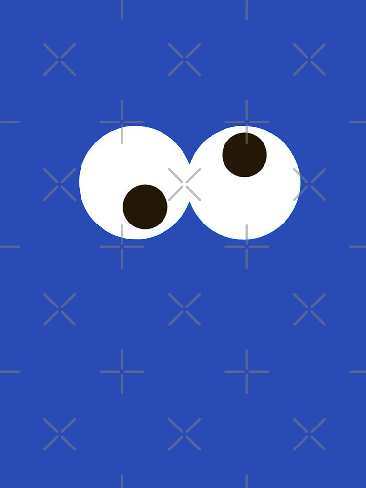 The Eyes of Cookie Monster by Satisbuy Unisex , , , Long Sleeve Tee