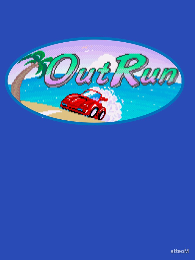 Out Run by atteoM Unisex , , , Long Sleeve Tee