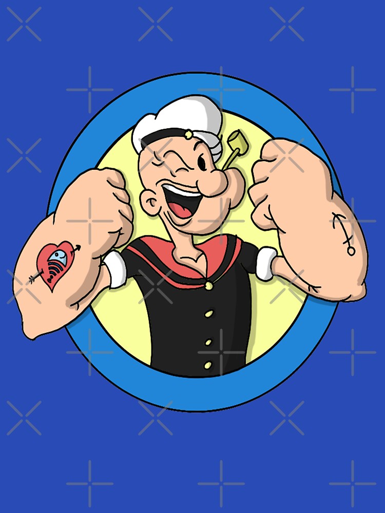 Popeye by Art-Kido Unisex , , , Long Sleeve Tee