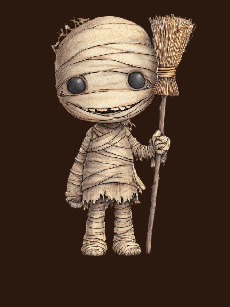 mummies cartoon art by stikrusak Unisex , , , Long Sleeve Tee