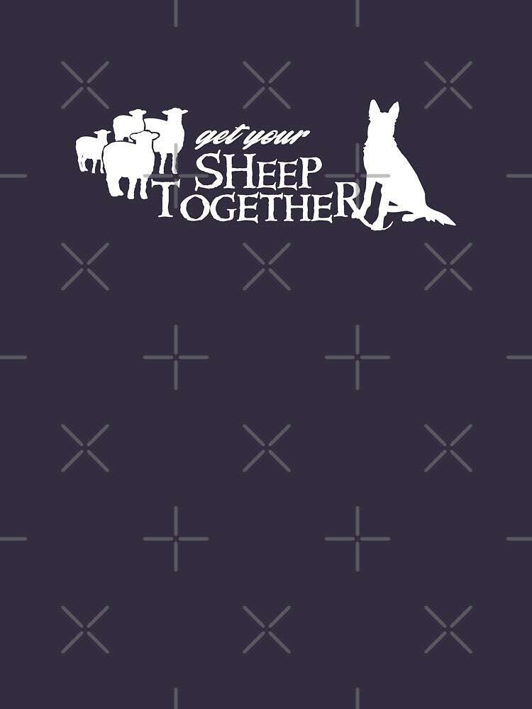 Get your Sheep Together-Mal3 - Add your breed to any design! by dzk9designs Unisex , , , Long Sleeve Tee
