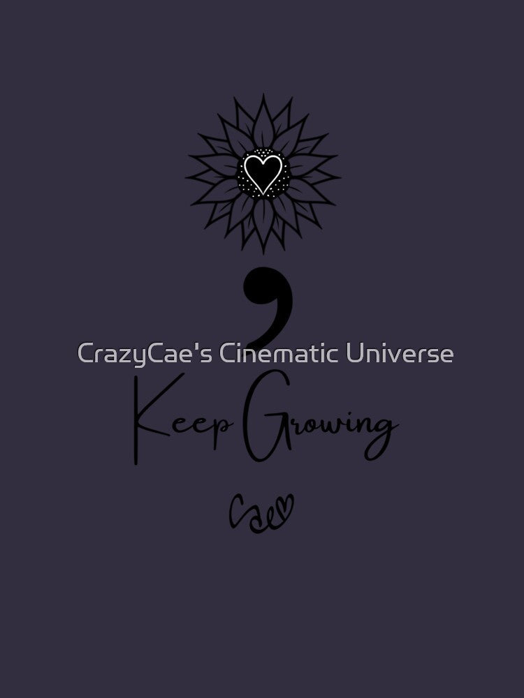 Keep Growing by CrazyCae's Cinematic Universe Unisex , , , Long Sleeve Tee