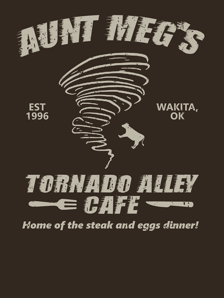 Aunt Meg's Tornado Alley Cafe by Bigfinz Unisex , , , Long Sleeve Tee