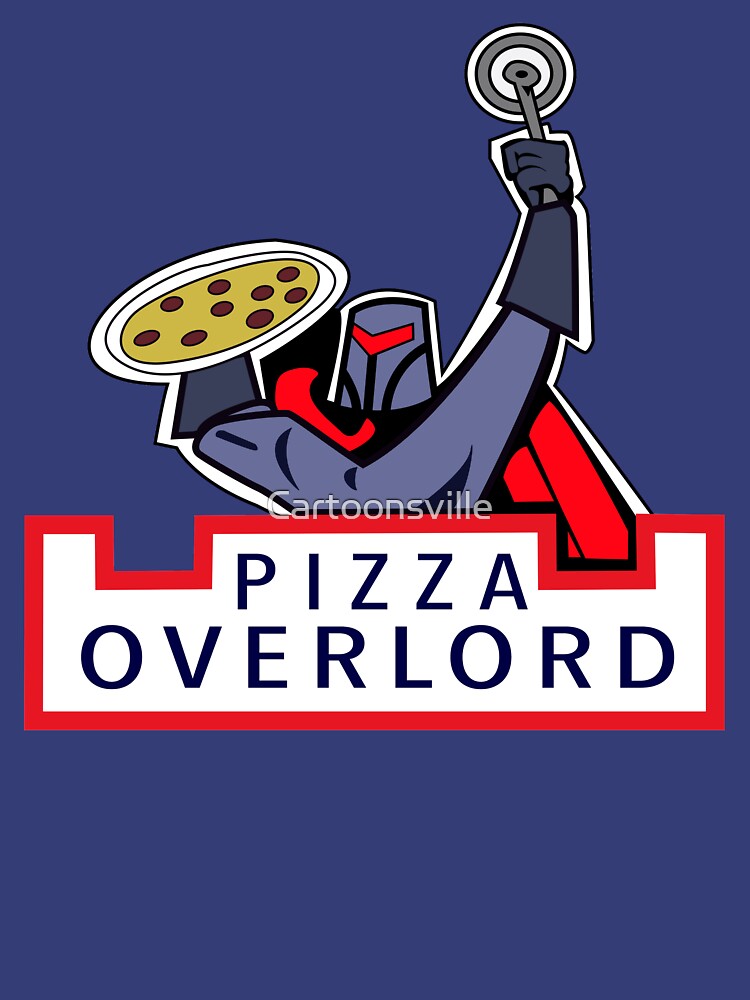 Pizza Overlord American Dad by Cartoonsville Unisex , , , Long Sleeve Tee