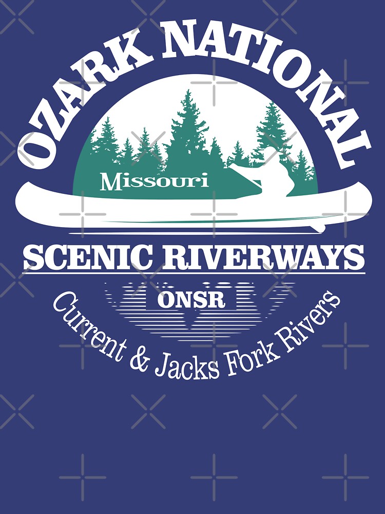 Ozark National Scenic Riverways (CT) by curranmorgan Unisex , , , Long Sleeve Tee