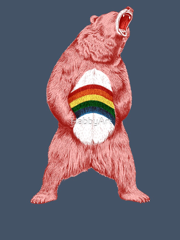 Still Caring Bear by HabbyArt Unisex , , , Long Sleeve Tee