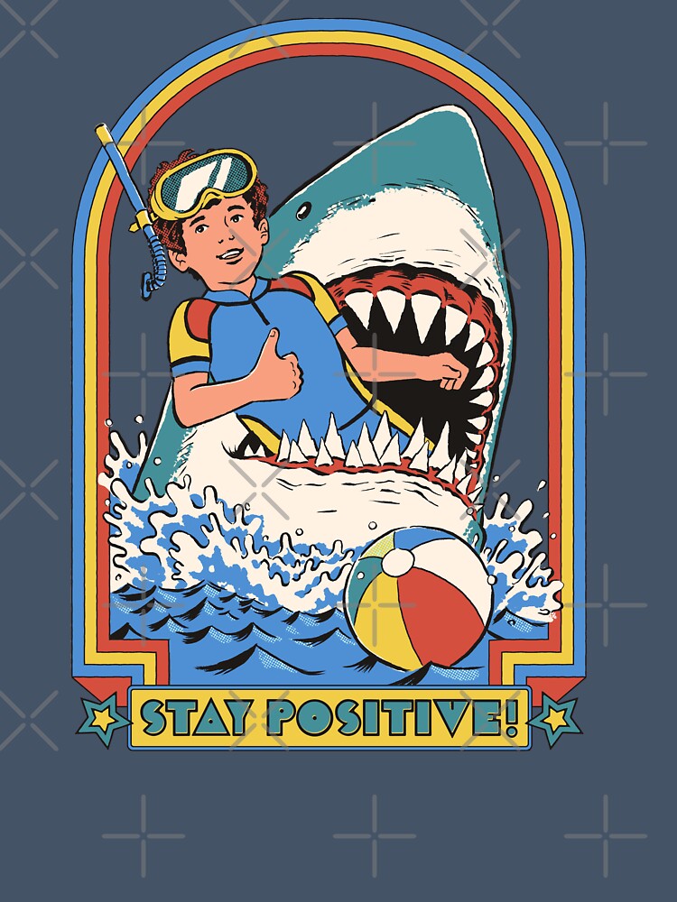 Stay Positive by Steven Rhodes Unisex , , , Long Sleeve Tee