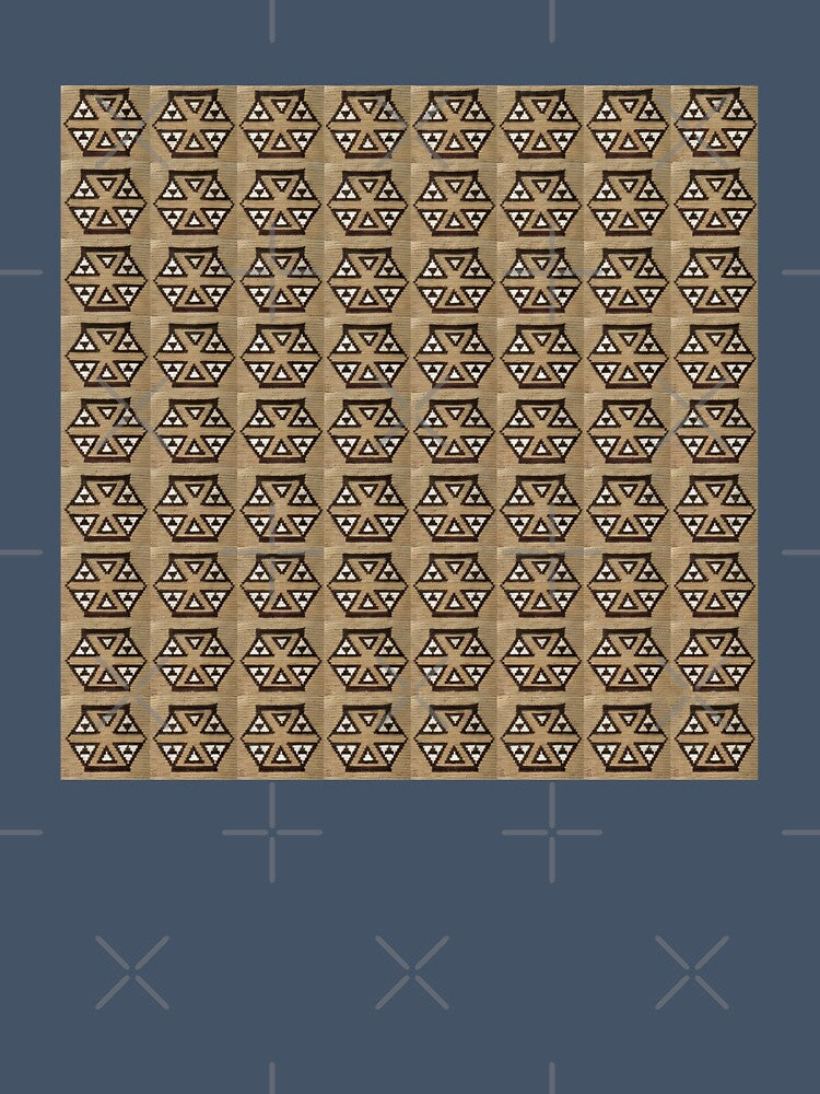 Continuous Textile Pattern of Geometric Tribal Iconography by ElementoVisual
