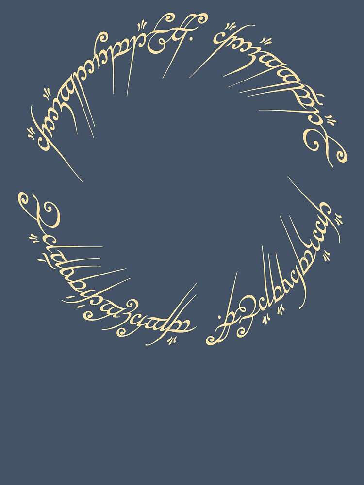 The Text of the Ring by Indepp Unisex , , , Long Sleeve Tee
