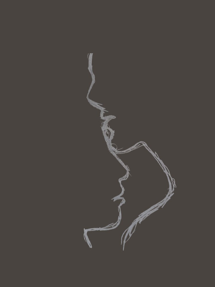 Minimalist Face Line Art by Figurimania