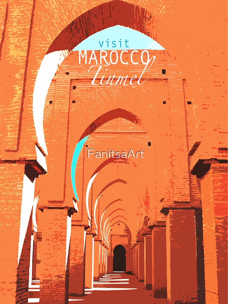 Travel posters_Visit Morocco by FanitsaArt