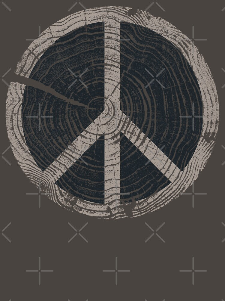 Tree Ring Peace Sign by BoneDaddyUSA